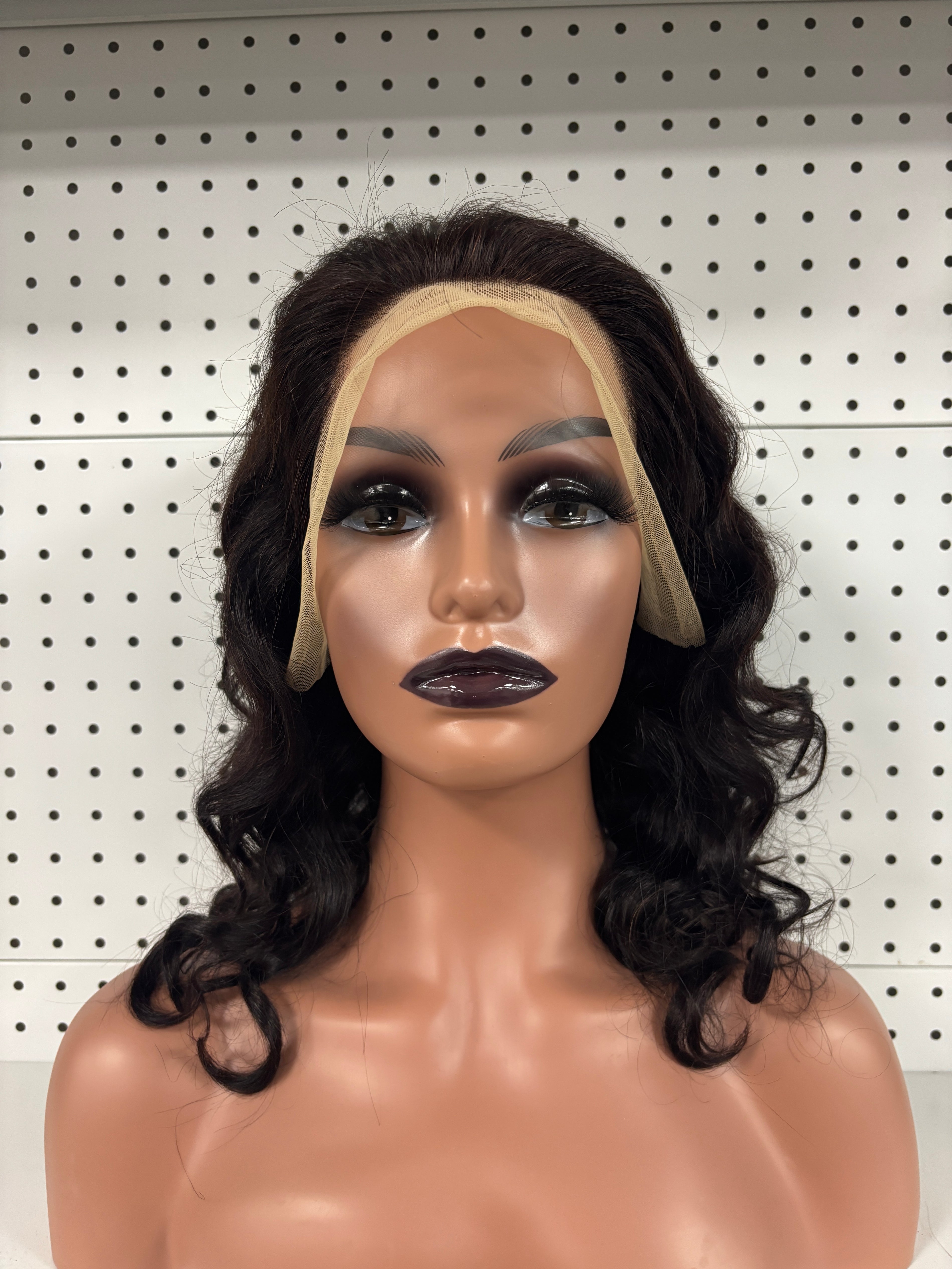 Black Curly HD Lace Human Hair Wig – Bouncy, Natural & Breathable