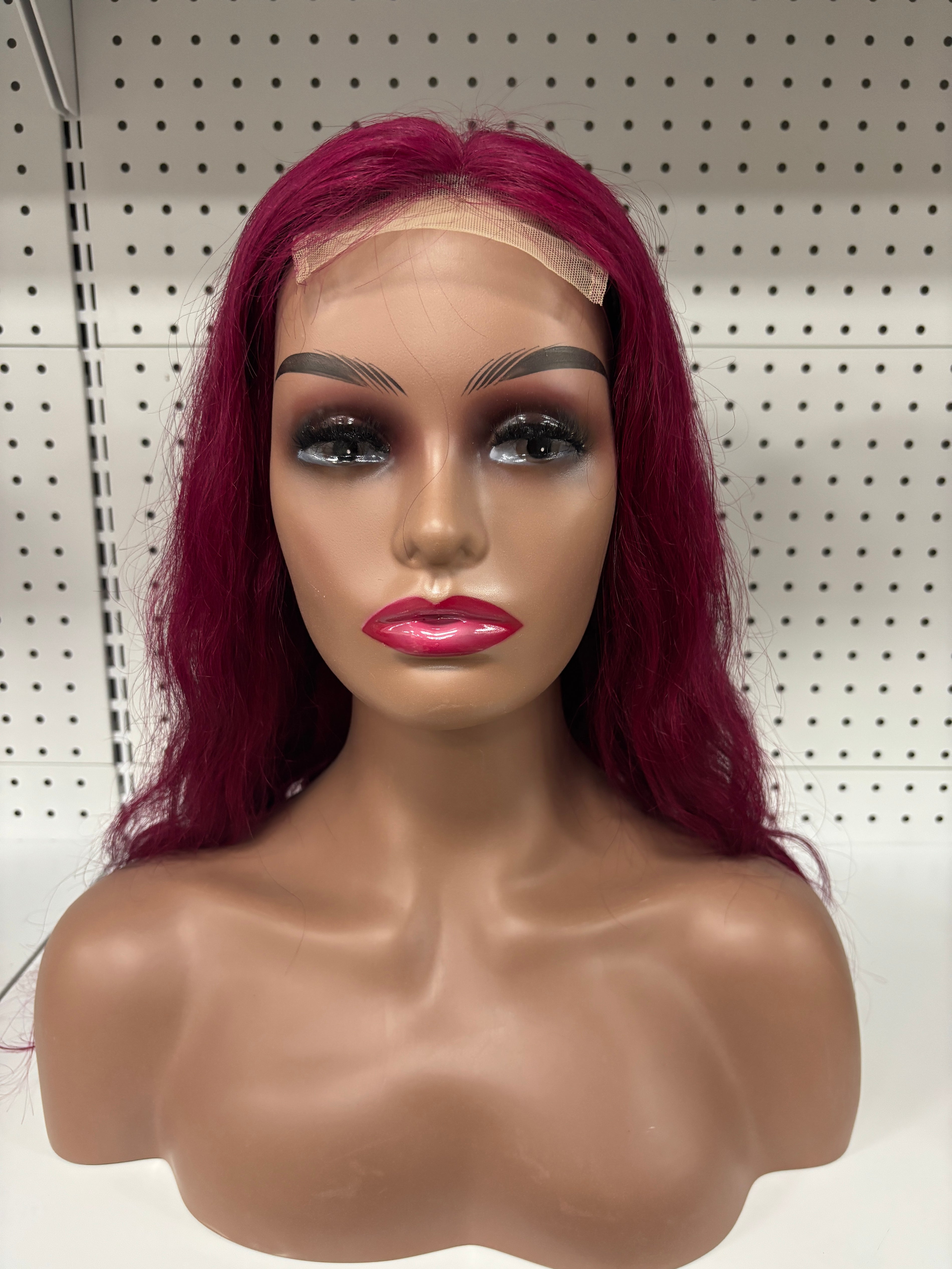 22-Inch Burgundy Body Wave HD Lace Front Wig – Rich, Voluminous & Ultra-Glamorous