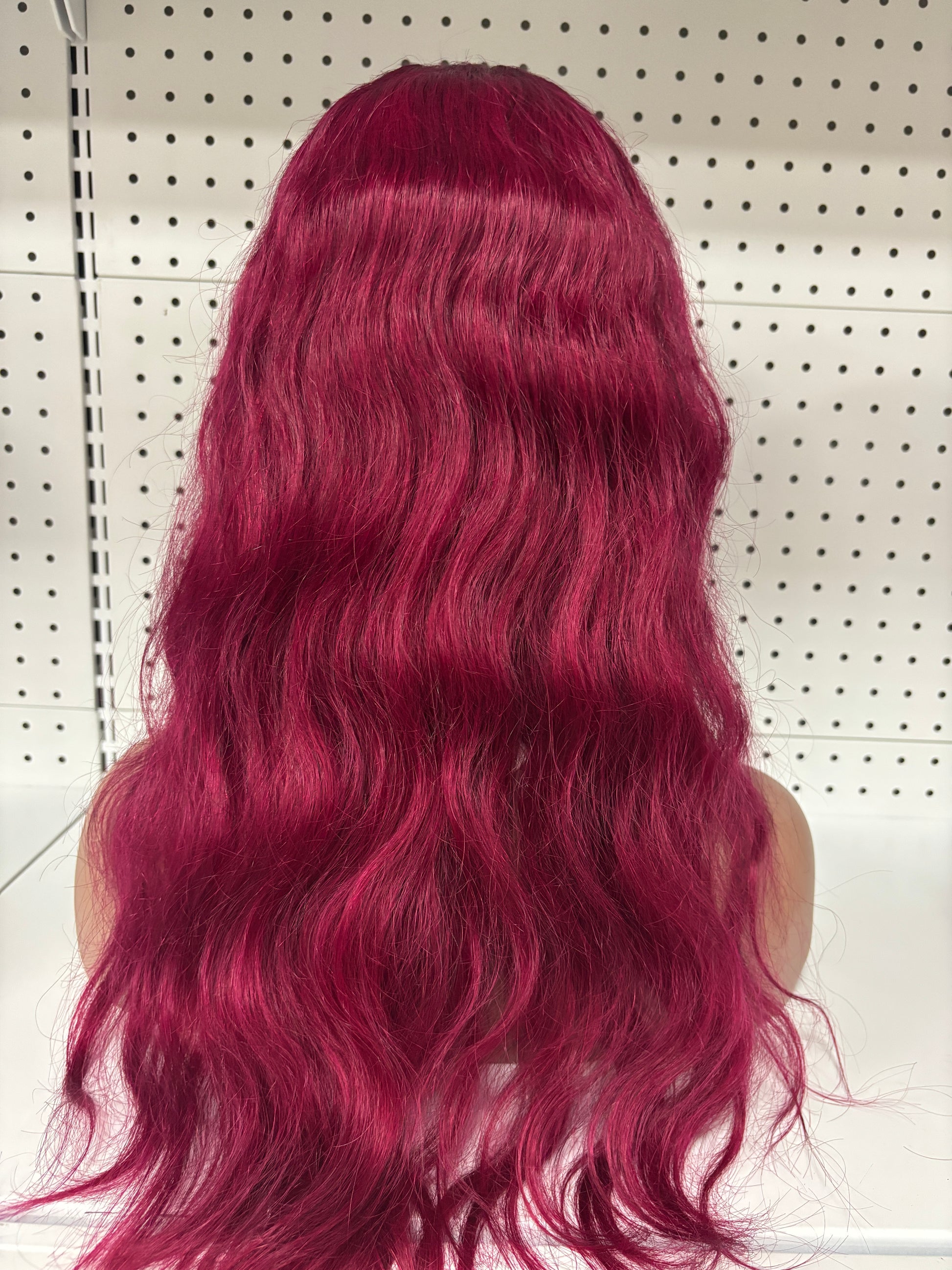 22-Inch Burgundy Body Wave HD Lace Front Wig – Rich, Voluminous & Ultra-Glamorous