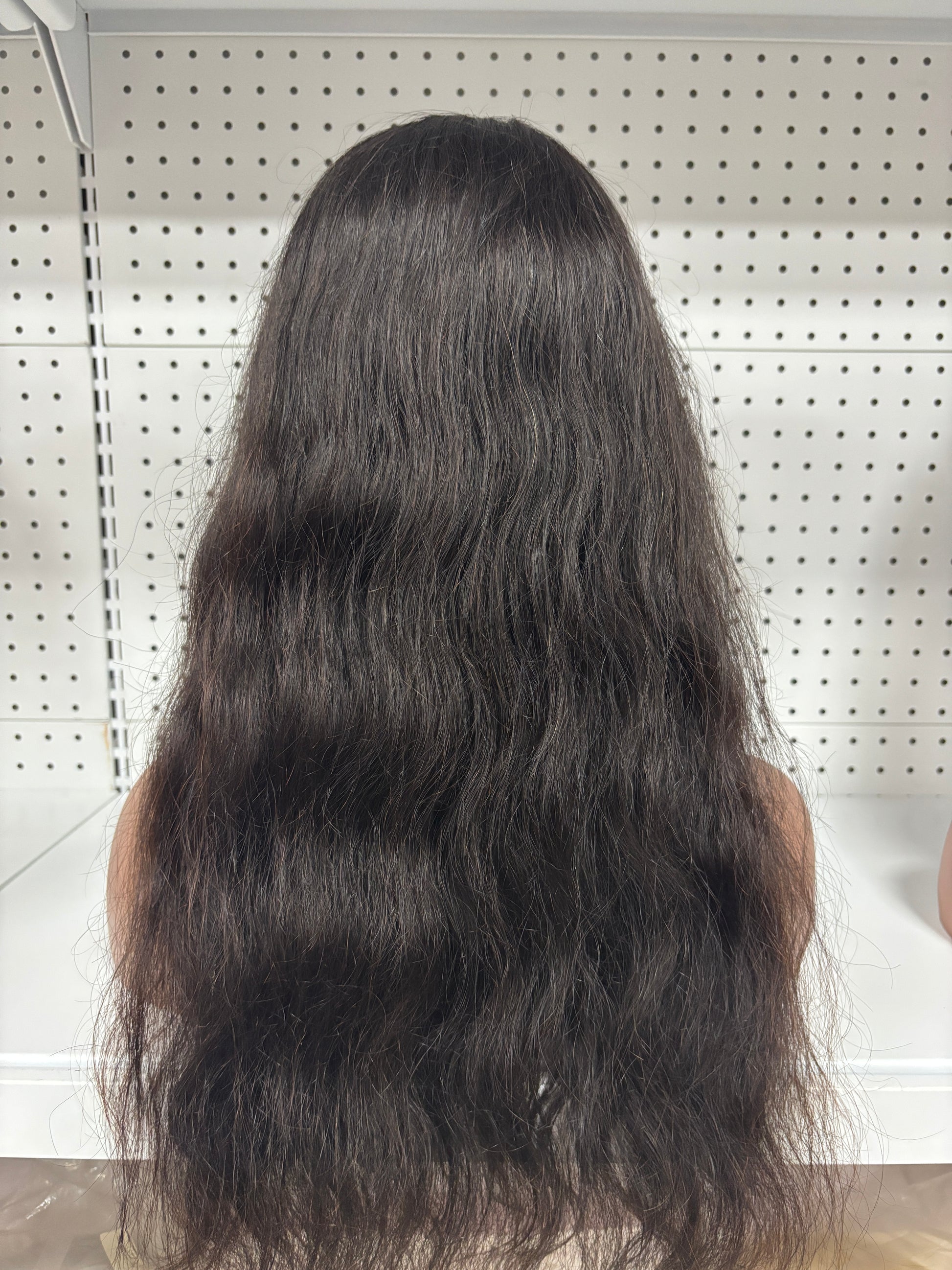 22" Natural Black Body Wave HD Lace Front Wig - Jet Black Glamour & Undetectable Lace