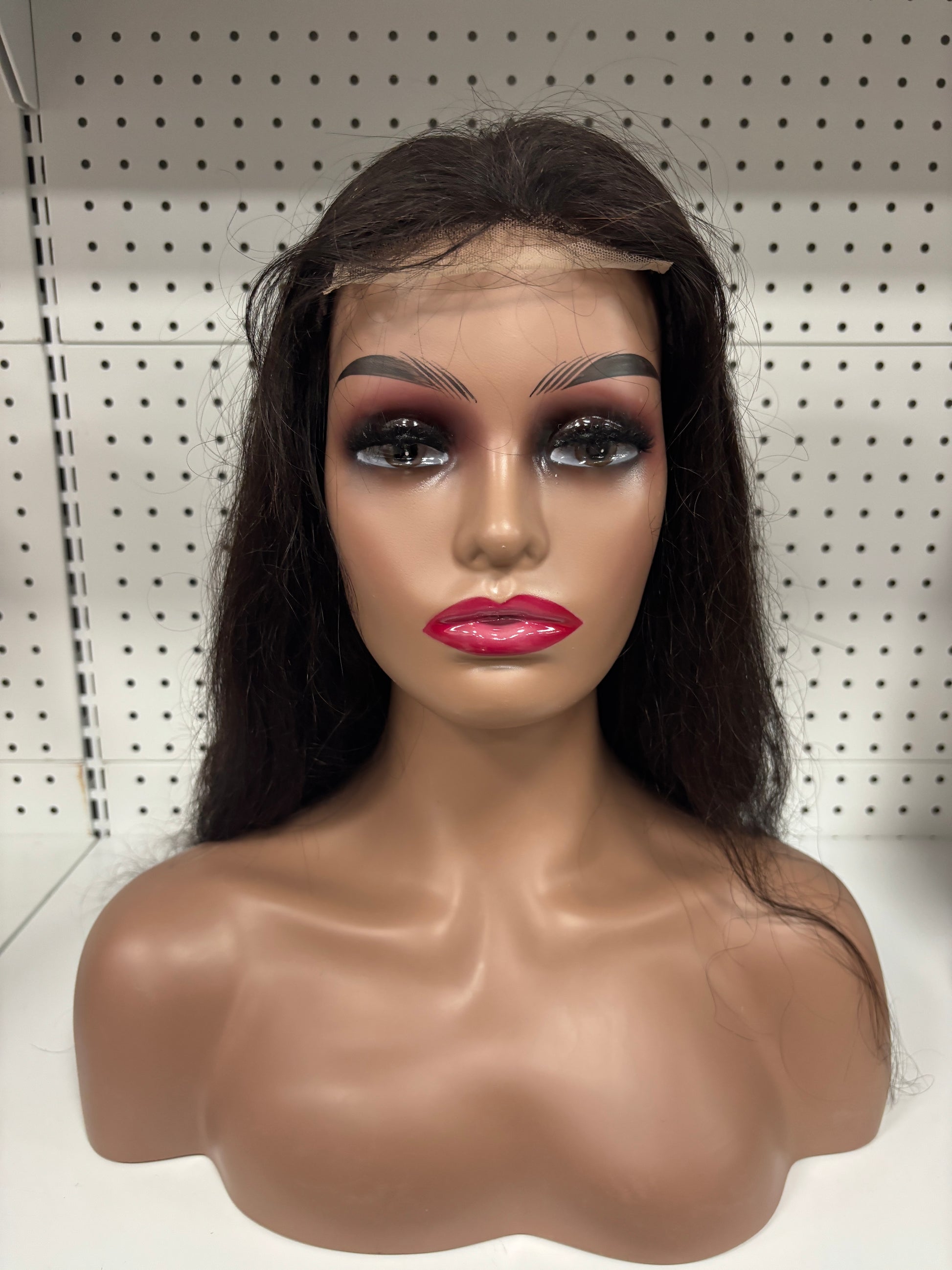 22" Natural Black Body Wave HD Lace Front Wig - Jet Black Glamour & Undetectable Lace