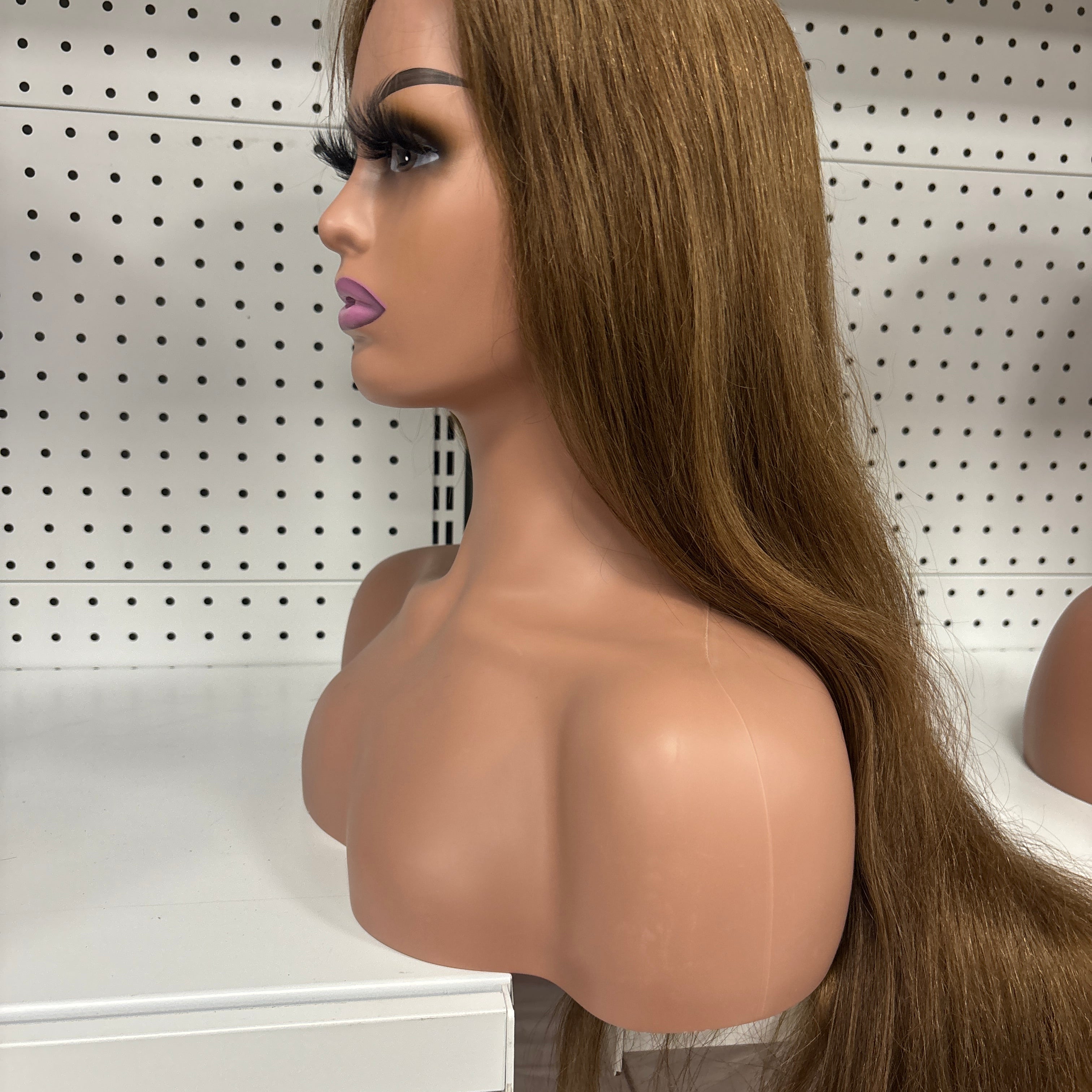 24" Straight Ash Blonde HD Lace Front Wig - Icy Platinum Perfection