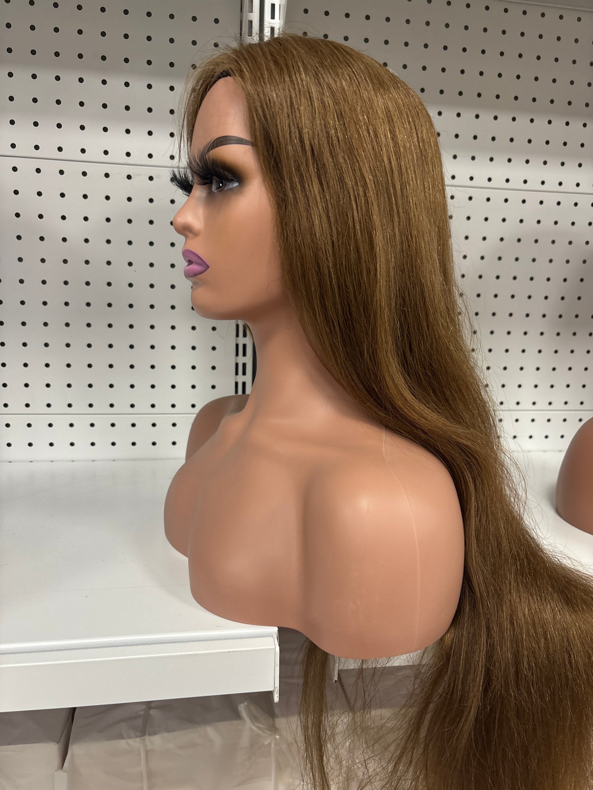 24" Straight Ash Blonde HD Lace Front Wig - Icy Platinum Perfection