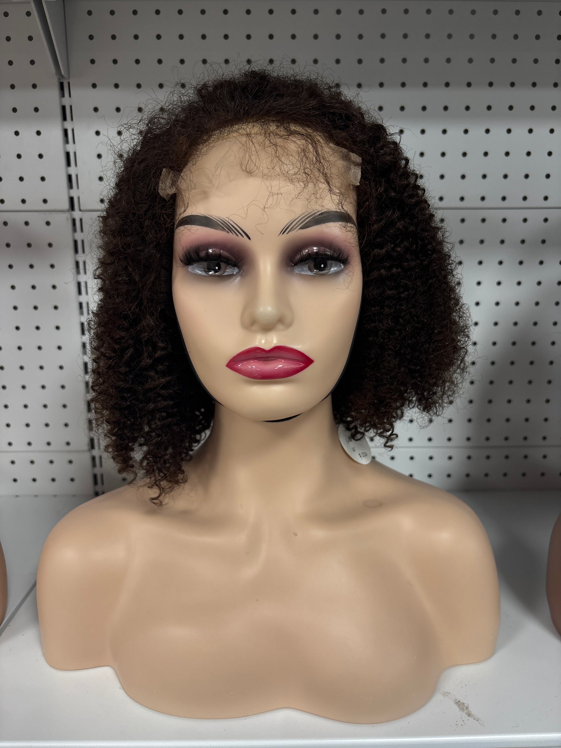 10" Deep Curly Afro HD Lace Front Wig – Bold, Voluminous & Natural