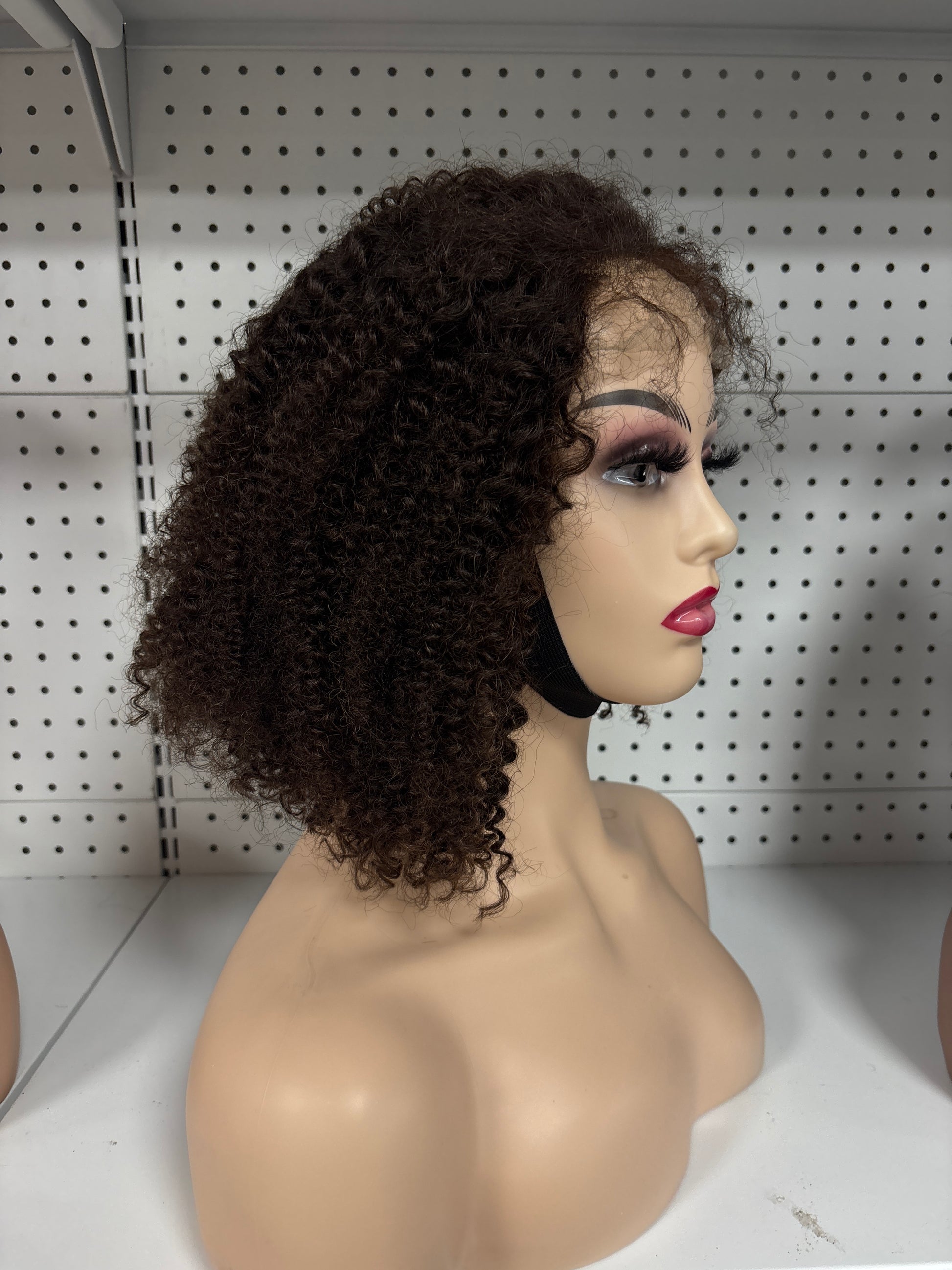 10" Deep Curly Afro HD Lace Front Wig – Bold, Voluminous & Natural
