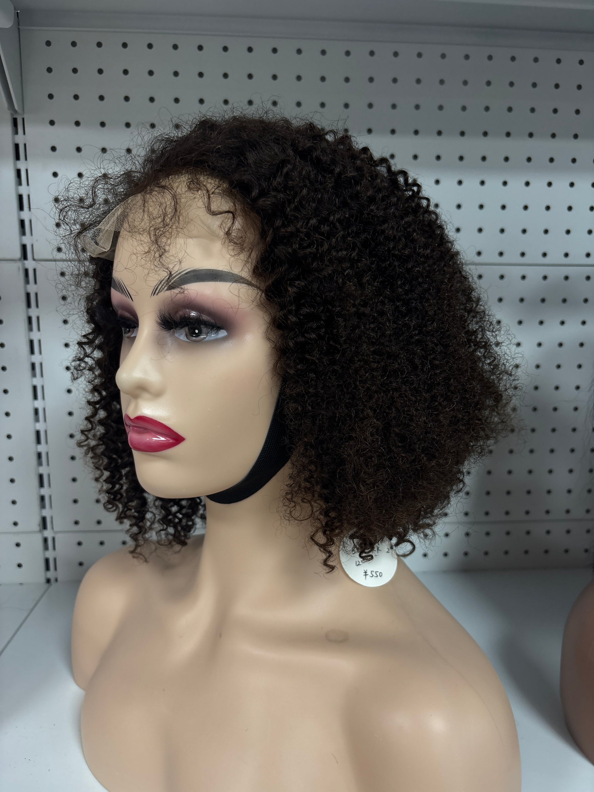 10" Deep Curly Afro HD Lace Front Wig – Bold, Voluminous & Natural