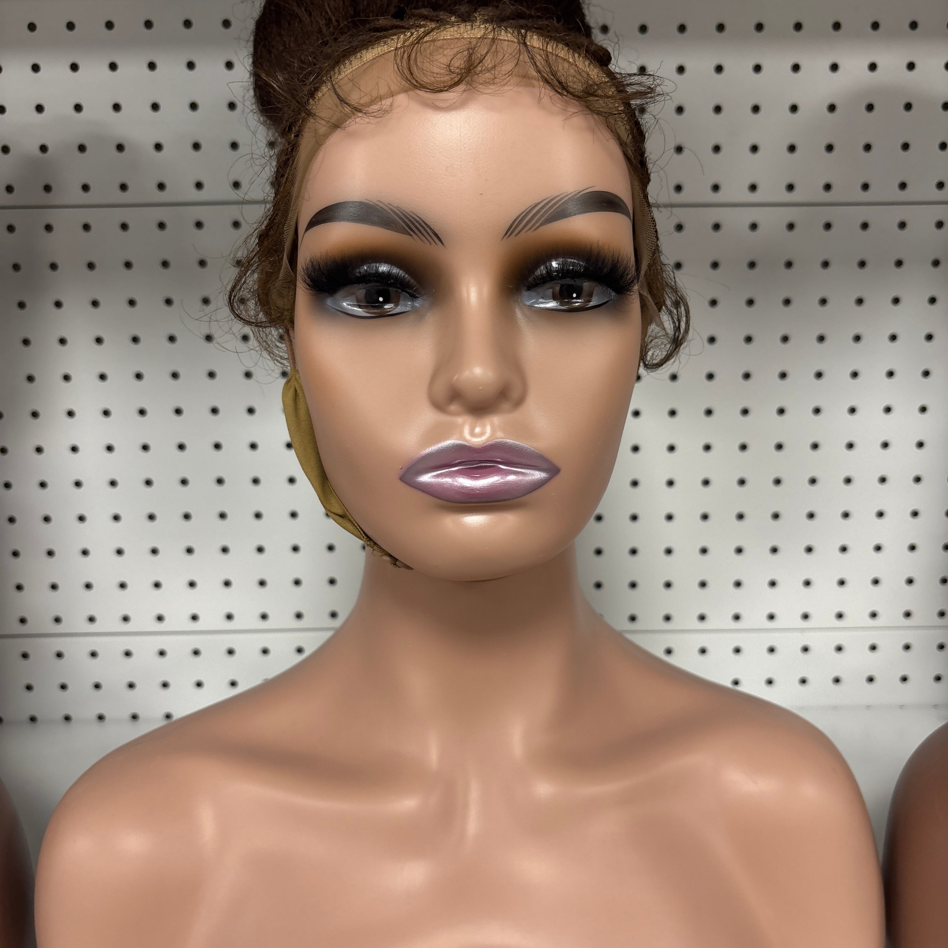 26" Chocolate Brown 200% Density Braided Bun HD Lace Front Wig – Sophisticated &amp; Stylish