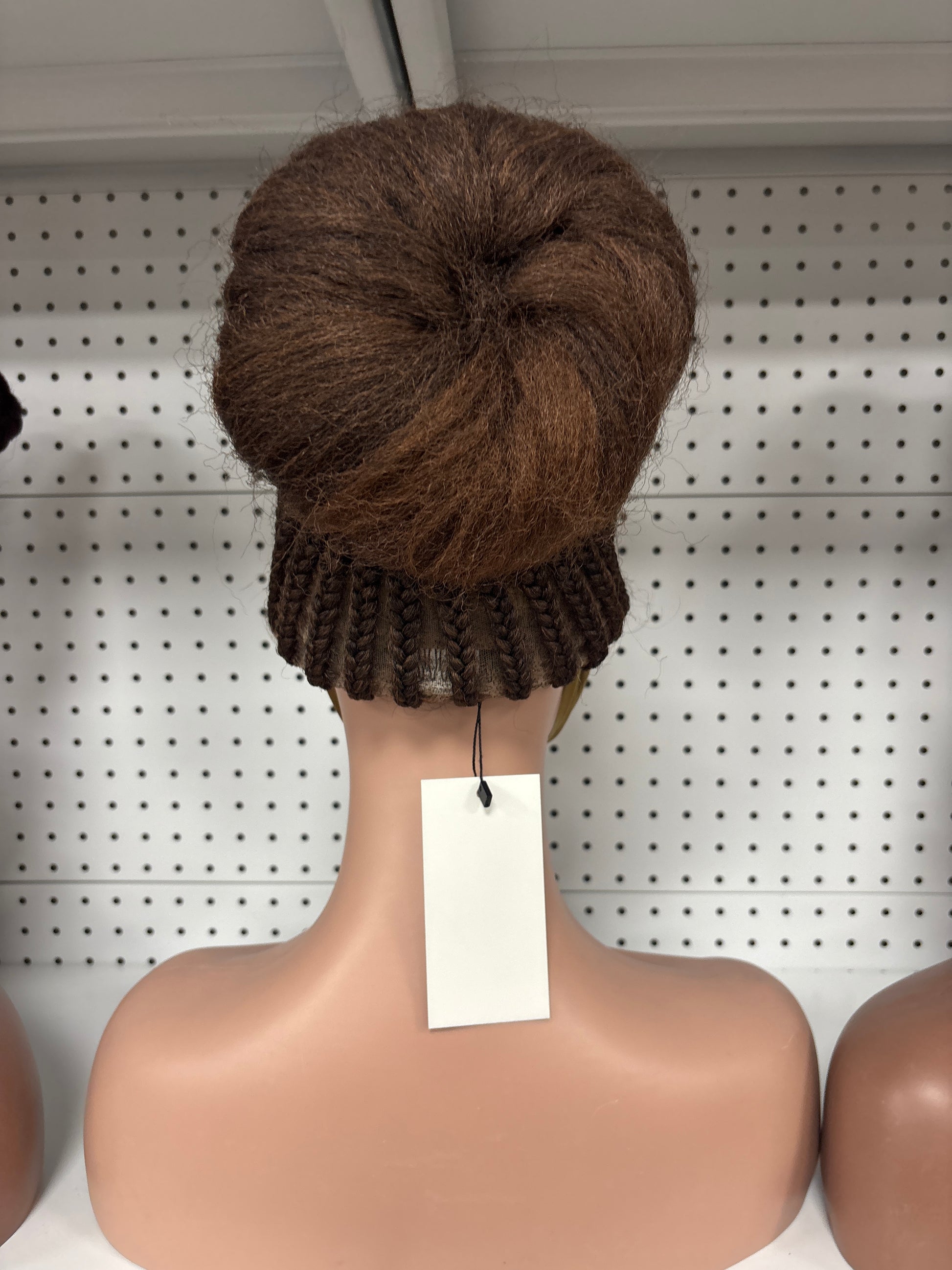 26" Chocolate Brown 200% Density Braided Bun HD Lace Front Wig – Sophisticated &amp; Stylish