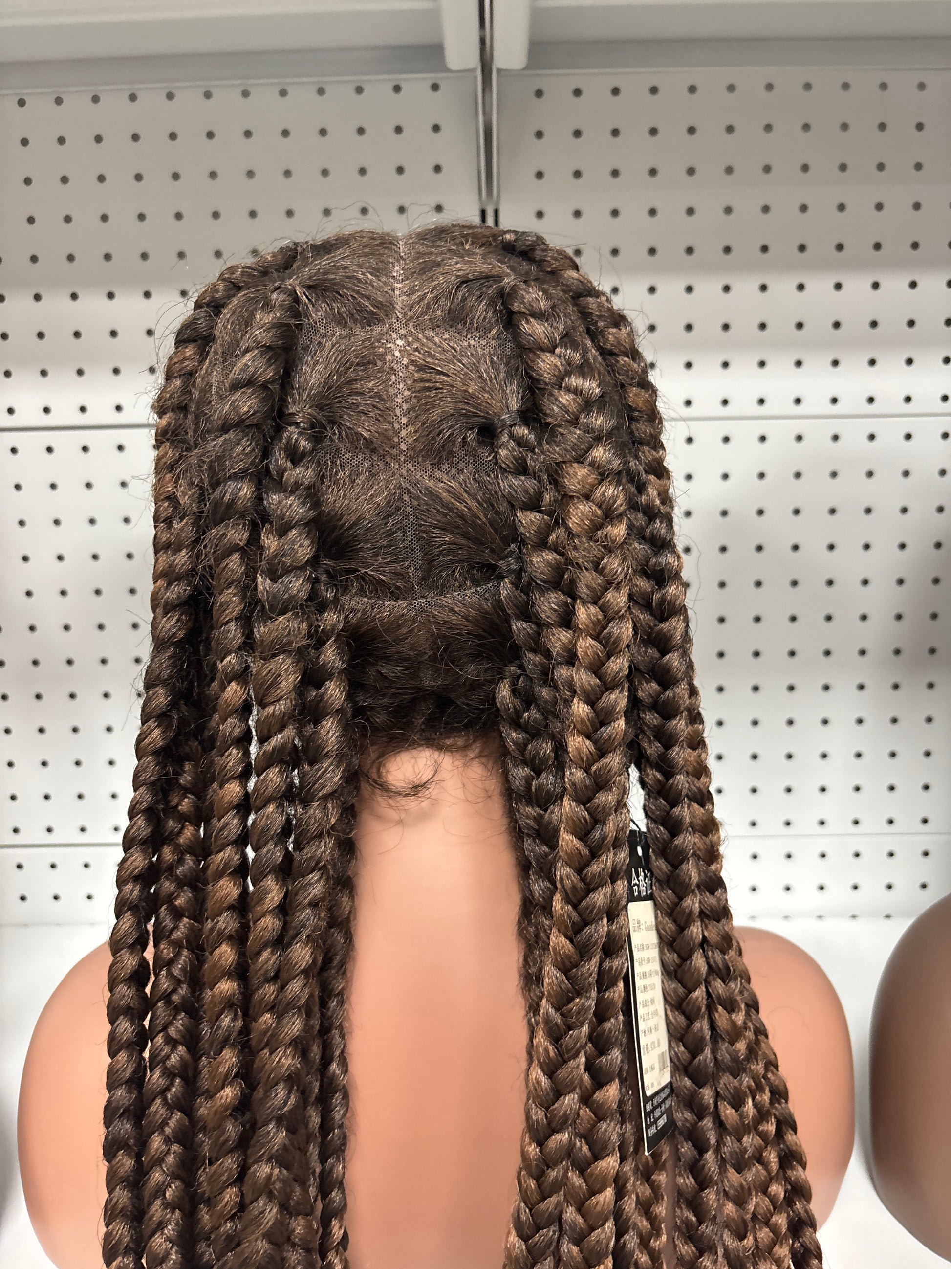 26" Chocolate Brown 250% Density Full Braided HD Lace Front Wig – Rich, Voluminous & Ready-to-Wear