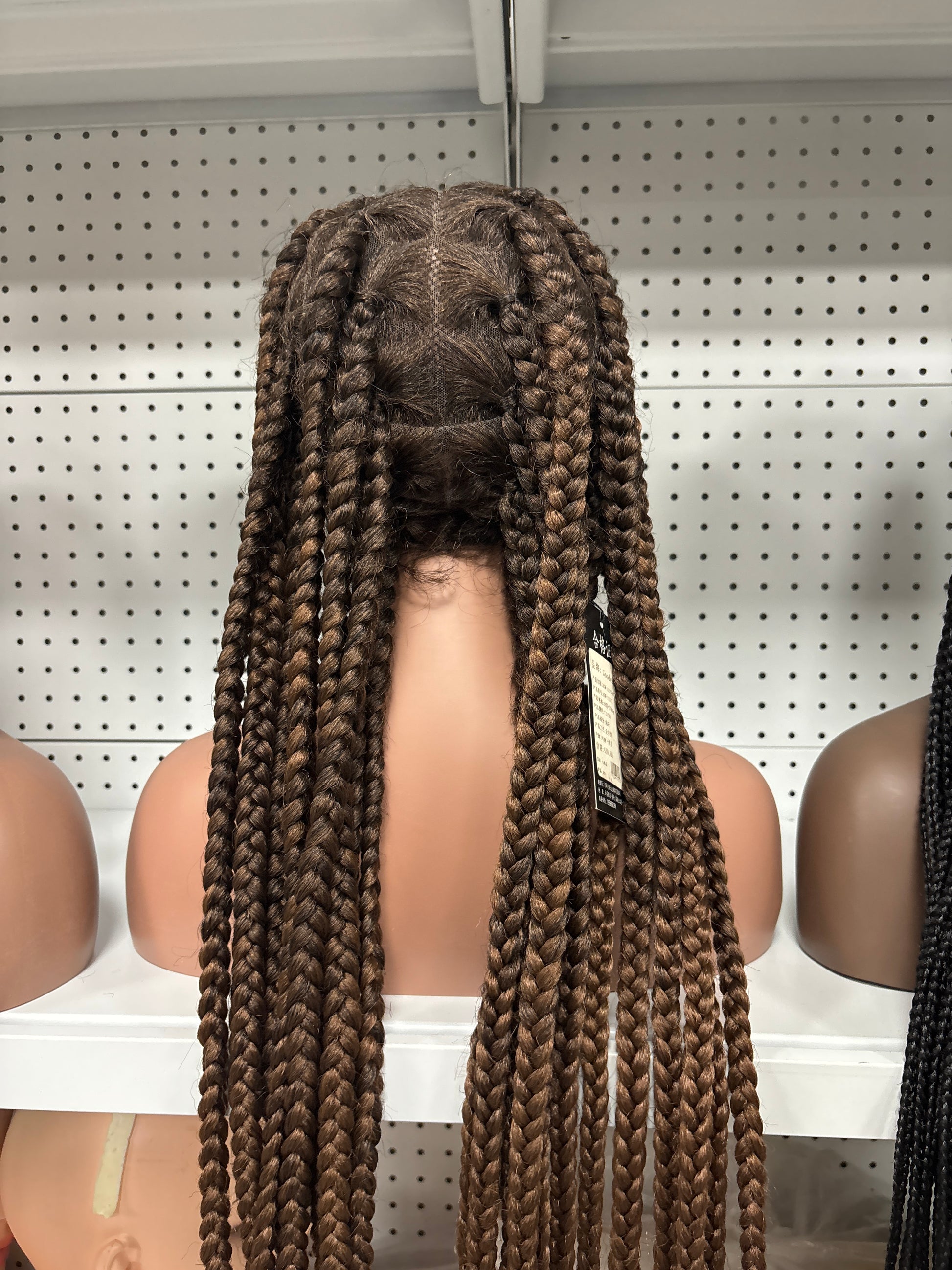 26" Chocolate Brown 250% Density Full Braided HD Lace Front Wig – Rich, Voluminous & Ready-to-Wear