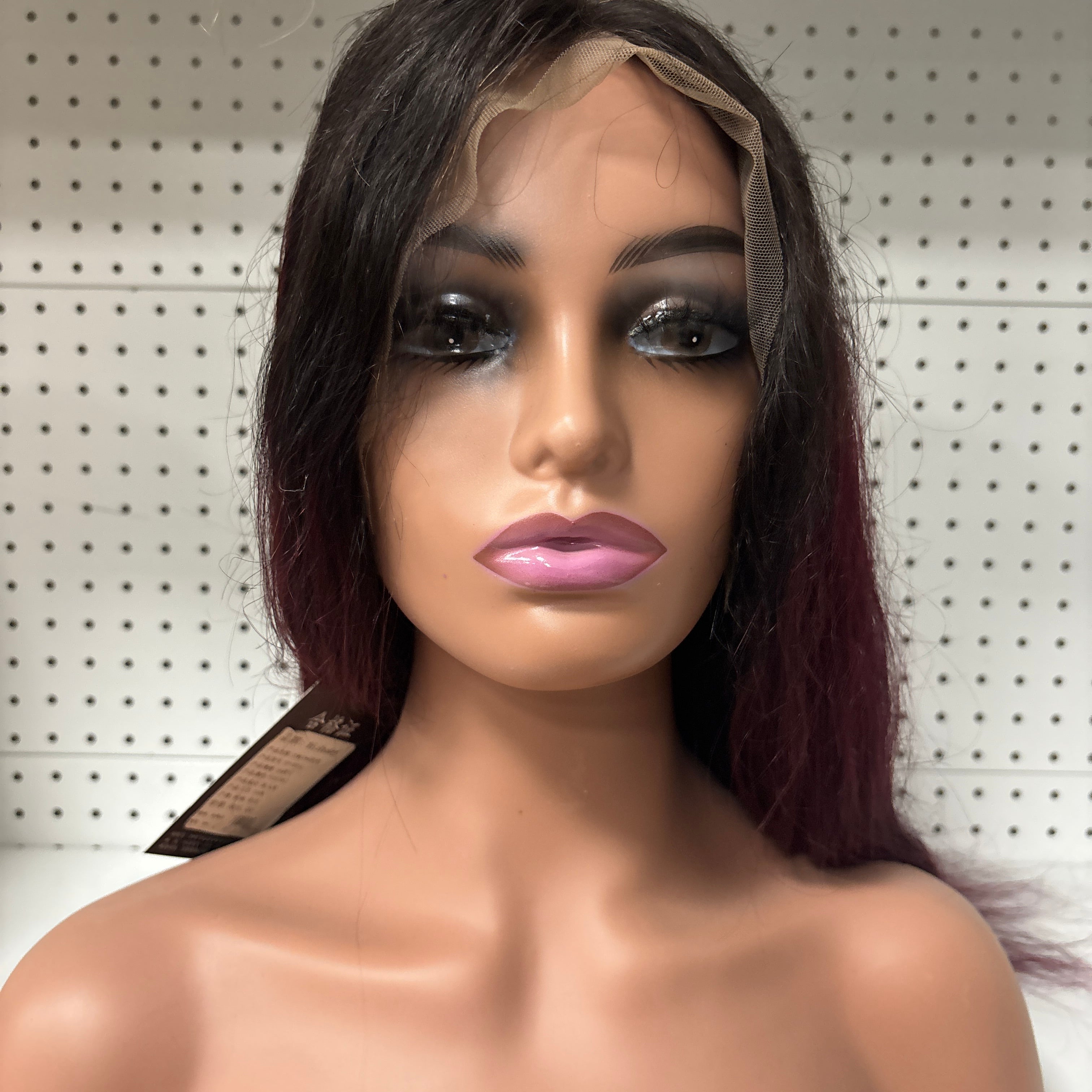 24" Straight Burgundy HD Lace Front Wig – Rich, Vibrant & Ultra-Glamorous