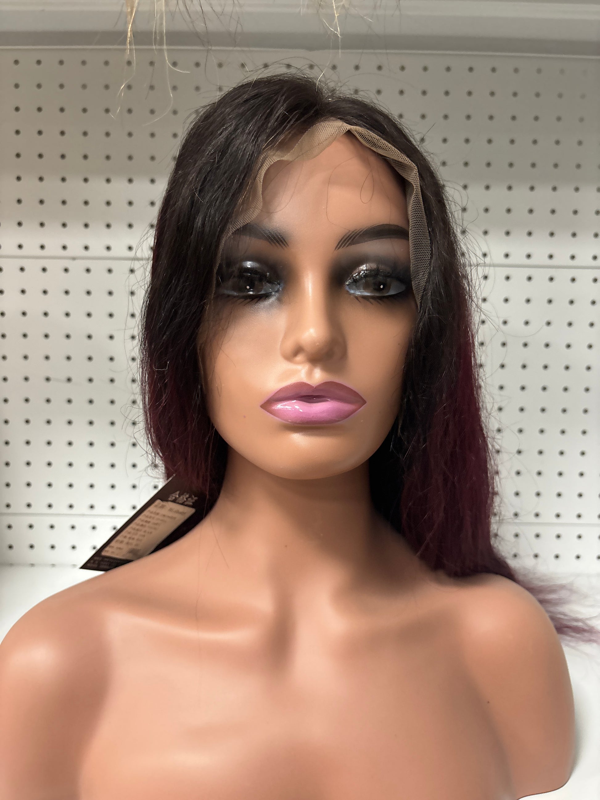 24" Straight Burgundy HD Lace Front Wig – Rich, Vibrant & Ultra-Glamorous